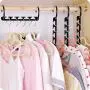 Kithwaro Space Saving Hangers,10 Pack Magic Clothes Hangers Multifunctional Hangers Cascading Hanger Plastic Sturdy Closet Organizer Hold up to 11 lb per Hanger Kithwaro Space Saving Hangers,10 Pack Magic Clothes Hangers Multifunctional Hangers Cascading Hanger Plastic Sturdy Closet Organizer Hold up to 11 lb per Hanger
