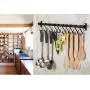 10 Pack S Hooks Heavy-Duty Solid Aluminum S Shaped Hanging Hooks for Kitchenware Pots Utensils Plants Towels Gardening Tools Clothes Hangers Multiple uses (Black) 10 Pack S Hooks Heavy-Duty Solid Aluminum S Shaped Hanging Hooks for Kitchenware Pots Utensils Plants Towels Gardening Tools Clothes Hangers Multiple uses (Black)