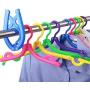 Foldable Clothes Hangers Travel Hangers Rainbow Will Portable Magic Clothing Drying Rack Pack of 5