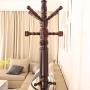 ZZHF yimaojia Coat Rack All Solid Wood Coat Rack Bold Vertical Hanger Bedroom Floor Clothes Rack Simple Household Coat Rack Floor Hanger