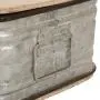 Glitzhome Farmhouse Set Metal/Wooden Boxes Galvanized Storage Chests Small and Large Glitzhome Farmhouse Set Metal/Wooden Boxes Galvanized Storage Chests Small and Large