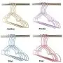 10pcs Random Color Fancy Aluminum Alloy Hanger for Clothes,Strong Metal Shirts Dress Sun-top Hanger 10pcs Random Color Fancy Aluminum Alloy Hanger for Clothes,Strong Metal Shirts Dress Sun-top Hanger