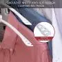 Clothes Folding Travel Hangers, Sundell 8 in 1 Foldable Home Camping Hangers Non-Slip Multi-Function Folding Magical Suit Space Saving Clothes Hangers 360 Degree Swivel Hook Durable Hangers (White) Clothes Folding Travel Hangers, Sundell 8 in 1 Foldable Home Camping Hangers Non-Slip Multi-Function Folding Magical Suit Space Saving Clothes Hangers 360 Degree Swivel Hook Durable Hangers (White)