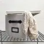 Store N Save Large Foldable Home Storage Boxes Organizer with Lid and Handles ? Decorative Grey/Gray Collapsible Bin Store N Save Large Foldable Home Storage Boxes Organizer with Lid and Handles ? Decorative Grey/Gray Collapsible Bin