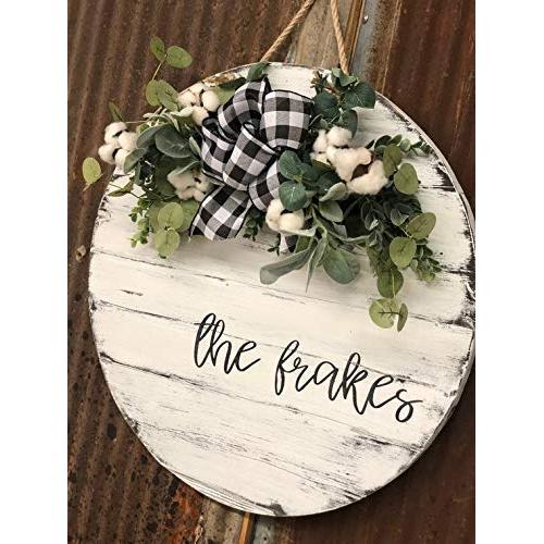 Last Name Sign - Round Shiplap Sign - Personalized Door Hanger - Round Wall Decor - New Home Gift - Wall Hanging - Wedding Gift - Rustic Door Hanger Last Name Sign - Round Shiplap Sign - Personalized Door Hanger - Round Wall Decor - New Home Gift - Wall Hanging - Wedding Gift - Rustic Door Hanger