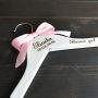 YZFGY Custom Flower Girl Hangers, Personalized Kids Hanger, Childrens Custom Hangers with Ribbon, Custom Kids Bridal Wedding Hangers Clothes Hanger (Size : Kids Hanger 30cm)