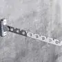fayle Wardrobe Organizer Wall Mounted Stainless Steel Clothes Bar - Clothes Hanger Holder Organizer Heavy Duty Drying Rack
