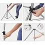 REDHOT Stainless Steel Portable Tripod Hanger Stand Clothes Drying Rack Collapsible Garment Racks Foldable Standing Laundry Racks for Drying Clothes-C 94x15cm(37x6inch)