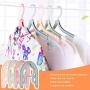 GTWCK Travel Hangers, Portable Folding Non-Slip Sturdy Clothes Hangers for Both Home Storage and Travel Use
