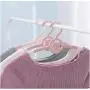 10pcs Random Color Baby Clothes Hangers Plastic,Outdoor Drying Rack for Kids Children Clothing Coat Closet Organizer