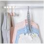 5pcs Random Color Multi-Port Support Circle Clothes Hanger Clothes Drying Racks Multifunction Plastic Scarf Clothes Hanger Hangers Storage Rack