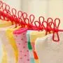 junshi11 Protable Windproof Outdoor Clothesline Clothing Hanger Travel Hiking Caming Laundry Drying Rope with 12 Clips,Outddor Indoor Use Purple