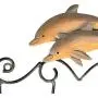 Tooarts Key Holder Iron Dolphin Wall Hooks Antique Finish Iron Clothes Hanger Rack Screws Included Wall Mounted Tooarts Key Holder Iron Dolphin Wall Hooks Antique Finish Iron Clothes Hanger Rack Screws Included Wall Mounted