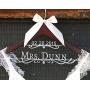 Personalized Wedding Hanger, Custom bridal hanger, Bridal dress hanger, bridal shower gift EL008