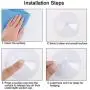 uxcell 6 Pcs Suction Cup Hooks 1.2 Inch Wall Hooks Hangers Removable Kitchen Bathroom Wall Vacuum Holder for Smooth Tile Glass and Mirror Clear