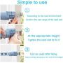 VLIKE 2Pcs Indoor Hanging Clothes Hanger Travel Hangers Plastic Multi-Function Hangers Drying Rack, Hanger Over The Door Hanger (Blue)