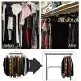 Non Slip Velvet Hangers - 10pcs Space Saving Clothes Hanger Hook Swivel 360 - Black,10pcs Non Slip Velvet Hangers - 10pcs Space Saving Clothes Hanger Hook Swivel 360 - Black,10pcs