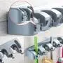 Mop Broom Holder,Wall Mounted Garden Tool Organizer Space Saving Storage Rack Hanger with 5 Position with 6 Hooks Strong Grip Holds up to 11 Tools for Kitchen Garden and Garage Mop Broom Holder,Wall Mounted Garden Tool Organizer Space Saving Storage Rack Hanger with 5 Position with 6 Hooks Strong Grip Holds up to 11 Tools for Kitchen Garden and Garage