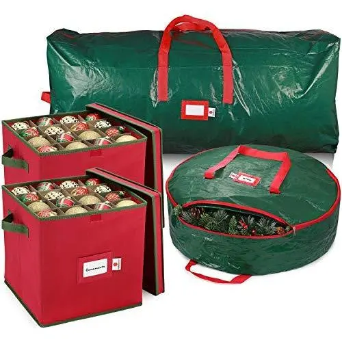 StorageMaid Holiday Storage Set - 2 Ornament Storage Boxes, 30 StorageMaid Holiday Storage Set - 2 Ornament Storage Boxes, 30