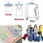 YOFAN? 9PCS Portable Folding Clothes Hangers Foldable Clothes Drying Rack for Travel and Home (Multi-Color, 9)