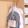 XINJIA Magic Clothes Hanger Organizer, Clothes Hanger with Double Hook,Nine-Hole Magic Hanger Creative Multi-Purpose Hanger Home Magic Storage Artifact Anti-Skid Drying Rack