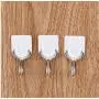 12PCS Strong Adhesive Hook Wall Door Sticky Hanger Holder Kitchen Bathroom White Hangers for Clothes 12PCS Strong Adhesive Hook Wall Door Sticky Hanger Holder Kitchen Bathroom White Hangers for Clothes