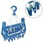 Foldable Clip and Drip Hanger - Hanging Drying Rack with 32 Clips Foldable Clip and Drip Hanger - Hanging Drying Rack with 32 Clips