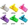 10PCS Plastic Nursery Clothes Hangers Non-Slip Baby Coat Hangers Space Saving Tubular Hangers for Kids Children Clothes