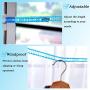 AUHOKY 3Pcs Portable Windproof Clothesline, 8m Premium Nylon Anti-Slip Clothes Drying Rope, Adjustable Clothes Hanger Line for Indoor Outdoor Camping Travel Home Hotel (26ft, Mixed Colors)