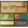 Race Medal Holder/Athletic Medal Hanger - SHE BELIEVED SHE COULD SO SHE DID. Wood Wall Mounted Medal Organizer. CUSTOMIZATION Available