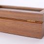 BingYes Wood Watch Storage Boxes Collection Jewelry Boxes with Display (4 Grid)