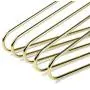 Quality Babies/Toddlers Gold Modern Heavy Duty Metal Hangers ? Clothing Thin Compact Hanger ? Coated Metal Hangers for Wardrobe (Kids Size)