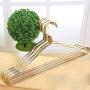 niumanery Aluminum Alloy Thicker Drying Racks Home Clothes Hanger Seamless Anti-Slip Rose Gold