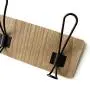 CVHOMEDECO. Country Distressed Entryway Wooden Hook Wall Mount or Door Hanger Clothes Coat Hooks Towel Hat Scarf Bags Rack with Triple Metal Iron Hooks. Light Walnut Color, 15-3/4 X 5-3/4 X 1-1/2 Inch CVHOMEDECO. Country Distressed Entryway Wooden Hook Wall Mount or Door Hanger Clothes Coat Hooks Towel Hat Scarf Bags Rack with Triple Metal Iron Hooks. Light Walnut Color, 15-3/4 X 5-3/4 X 1-1/2 Inch