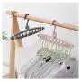 Aviat 9 Hole Clothes Hanger Hook,Love Shape Hole Storage Clothes,Organizer Plastic Storage Rack,for Towel,Scarfs, Closet Organizer Plastic Storage Rack,Repeated Use, Easy Use. (Gray) Aviat 9 Hole Clothes Hanger Hook,Love Shape Hole Storage Clothes,Organizer Plastic Storage Rack,for Towel,Scarfs, Closet Organizer Plastic Storage Rack,Repeated Use, Easy Use. (Gray)
