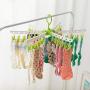 G-Tree Laundry Hanger Drying Rack - Foldable Clip and Drip Hanger with 36 Pins, Clothes Drying Rack, Sock Hanger(Green)