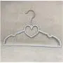 10Pcs Clothes Hangers Plastic Heart Shaped Coat Non-Slip Multi-Function Hangers Home Dry and Wet Clothing Rack Random Color 10Pcs Clothes Hangers Plastic Heart Shaped Coat Non-Slip Multi-Function Hangers Home Dry and Wet Clothing Rack Random Color
