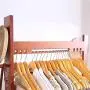 HL-TD Pine Hangers Clothes Rack Hanger Landing Coat Rack Clothes Rack Room Bedroom Walnut Multifunction Simple (Size : 55CM) HL-TD Pine Hangers Clothes Rack Hanger Landing Coat Rack Clothes Rack Room Bedroom Walnut Multifunction Simple (Size : 55CM)