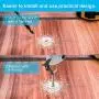 Q-Hanger,20 Pack Light Hooks for Outside String Lights,Outdoor Hooks for Outdoor String Lights,Easy Release Outdoor Wire & Christmas Light Hanger