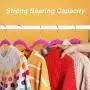 HOUSE DAY Velvet Hangers Non-Slip Velvet Hanger 50 Pack-Clothes Hangers Velvet Space Saving Clothes Hangers Non Slip Hangers for Coats, Suit,Hot Pink HOUSE DAY Velvet Hangers Non-Slip Velvet Hanger 50 Pack-Clothes Hangers Velvet Space Saving Clothes Hangers Non Slip Hangers for Coats, Suit,Hot Pink