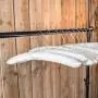 Harbour Housewares Luxe Padded Satin Clothes Hangers - Cream - Pack of 20
