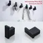 RANDOM Matte Black Towel Robe Hooks Bathroom Hardware Accessories Coat Hook 304 Stainless Steel Clothes Hook for Bath Kitchen Contemporary Hotel Style Wall Mounted 2 Pack. RANDOM Matte Black Towel Robe Hooks Bathroom Hardware Accessories Coat Hook 304 Stainless Steel Clothes Hook for Bath Kitchen Contemporary Hotel Style Wall Mounted 2 Pack.