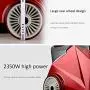 Dual Nuclear Stove Steamer for Clothes, 3.8 Liters 70 Minutes Continuous, 4 Steam Adjustment, with Chrome Hook/Hanger/Anti-scalding, 3.8 Liters, Red