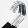 Huji Heavy Duty Open Ended Easy Slide Chrome Trouser Hangers Organizers (Set of 10, Open Ended Easy Slide Hangers) Huji Heavy Duty Open Ended Easy Slide Chrome Trouser Hangers Organizers (Set of 10, Open Ended Easy Slide Hangers)