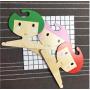 5pcs Random Color Cute Cartoon Princess Girls Wooden Children Clothes Hanger Nordic Style Wood Coat Rack Baby Hanger Kids Room Decoration Hook