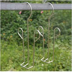 5pcs Connectable Shoes Drying Rack,Hangers Stainless Steel Shoes Hanging Storage,Baby Clothes Hanger