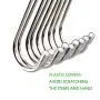 20 Pack S Shaped Hooks Stainless Steel Metal Hangers Hanging Hooks for Kitchen, Work Shop, Bathroom, Garden