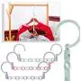 XISAOK Space Saver Magic Clothes Hanger Closet Clothing Rack Hook Organizer Household Blue XISAOK Space Saver Magic Clothes Hanger Closet Clothing Rack Hook Organizer Household Blue