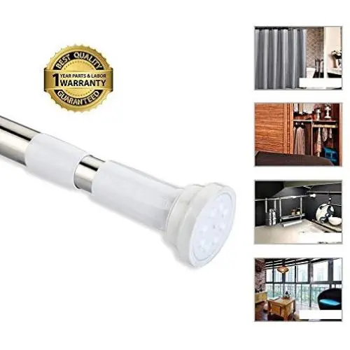 BEOKREU Tension Curtain Rod Tension Curtain Rod Shower (43in-78in) BEOKREU Tension Curtain Rod Tension Curtain Rod Shower (43in-78in)