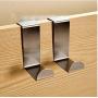 10PC Door Hook Stainless Kitchen Cabinet Clothes Hanger Decoration